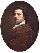 Allan Ramsay Self portrait painting